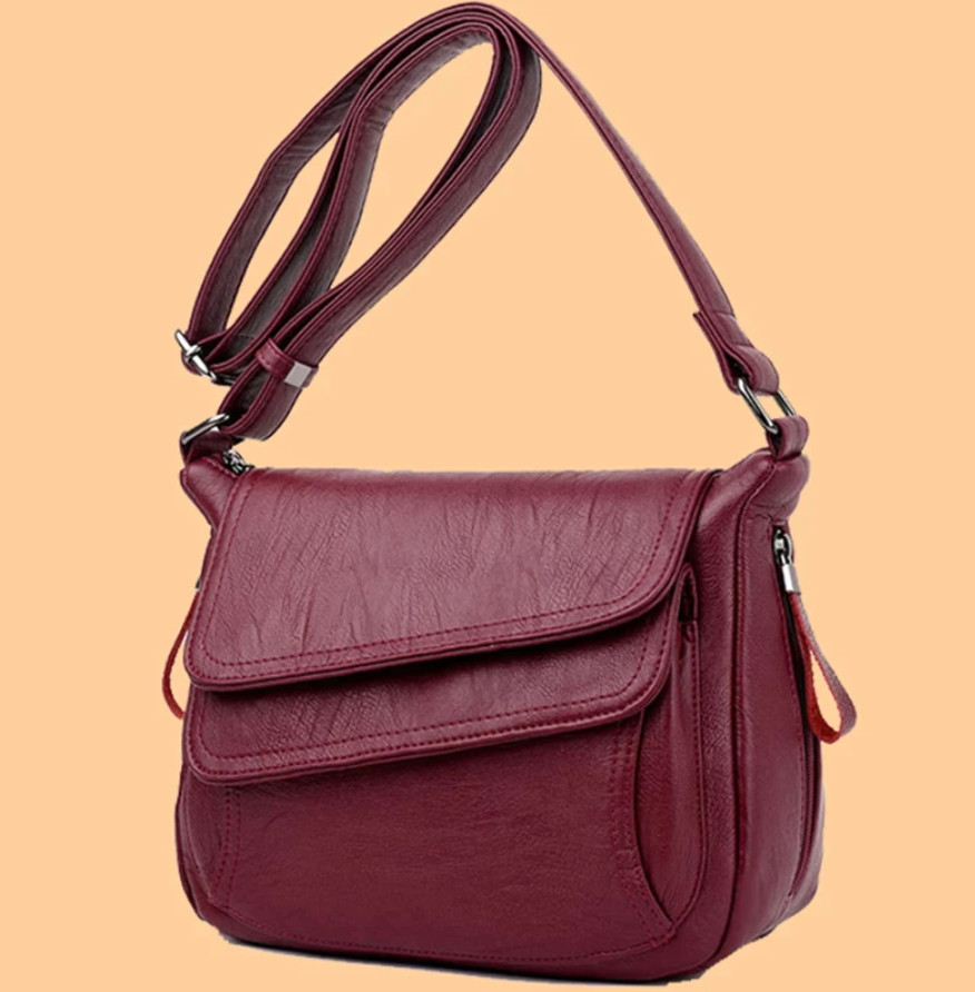 Women Leather Bag Purse Shoulder Handbags Tote Messenger Satchel Cross Body