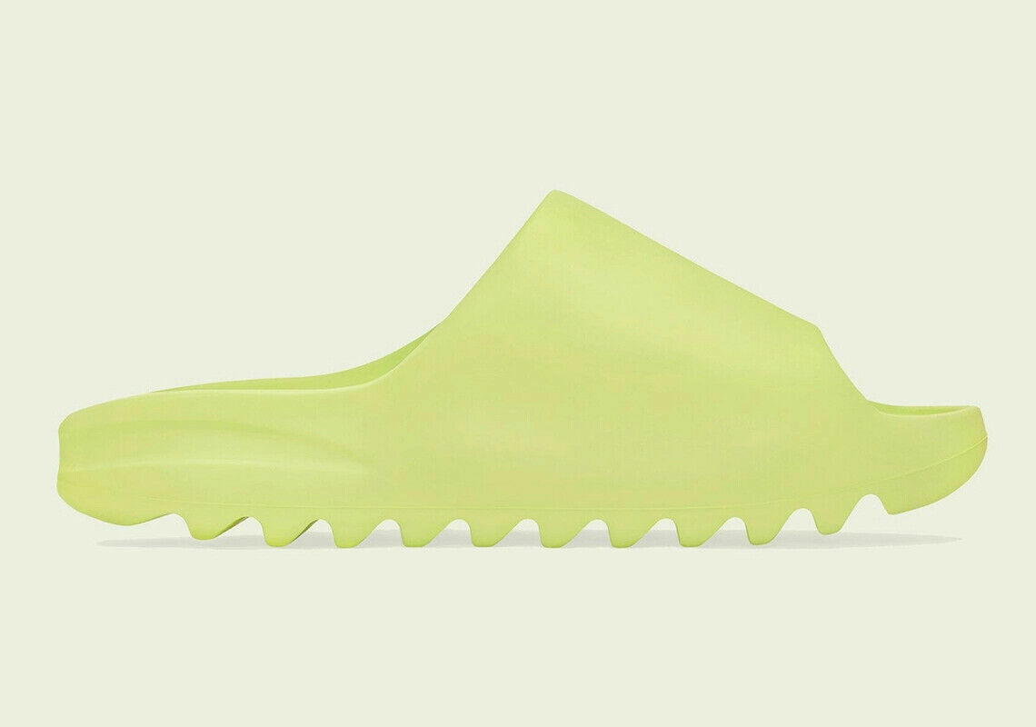 Adidas Yeezy Slide Glow Green 2022 HQ6447 Sandal