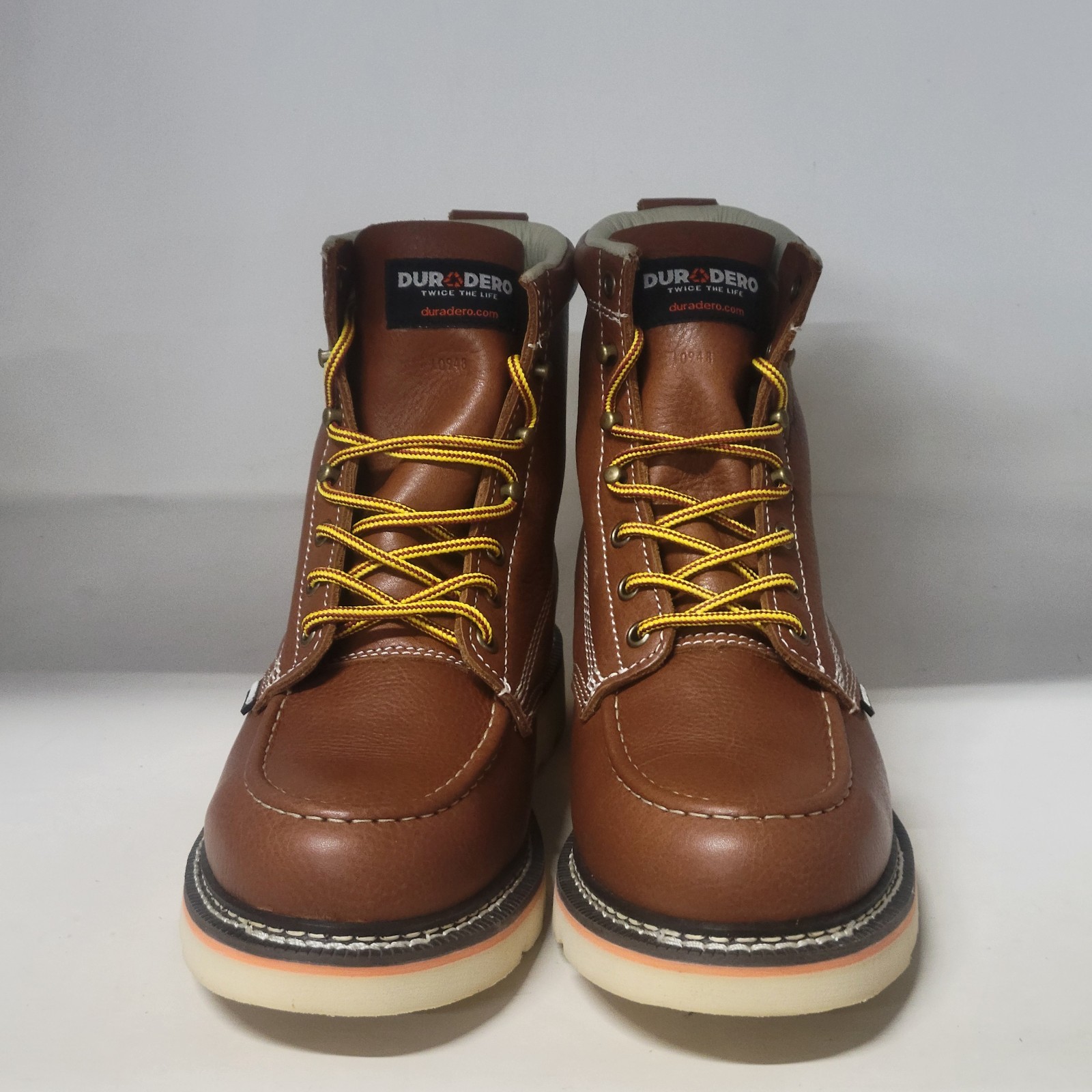 Duradero 6″ Moc Wedge Soft Toe Boot Rust Mens Size 8.5M