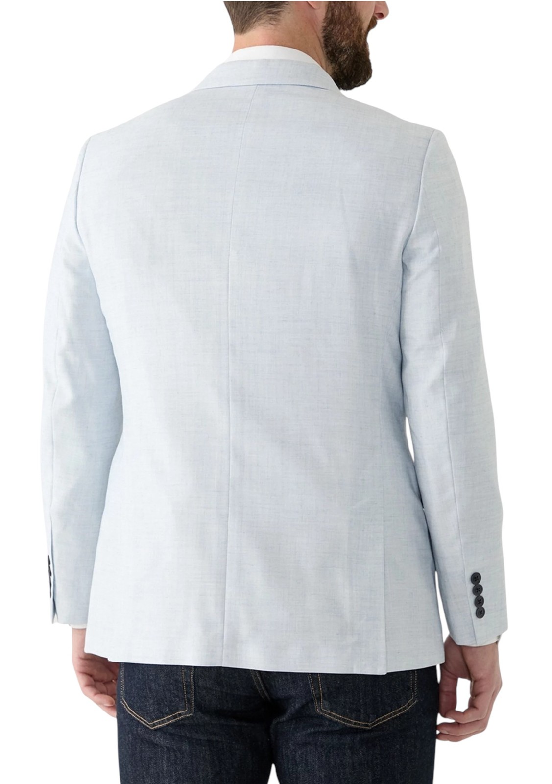 Nautica Mens Modern fit Sport Coat Blazer 40 S Light Blue Solid