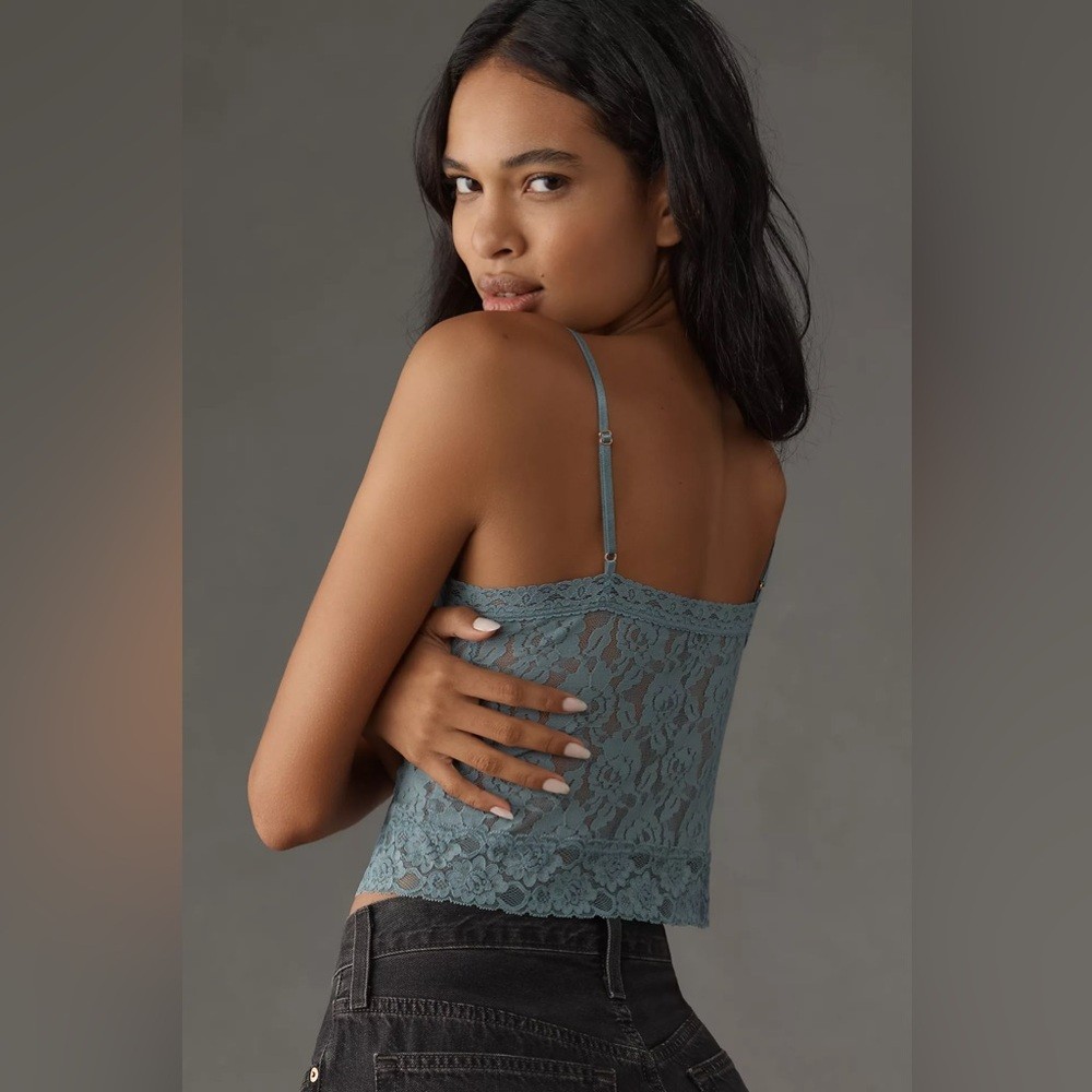 Anthropologie Lace Crop Top Brami Bralette