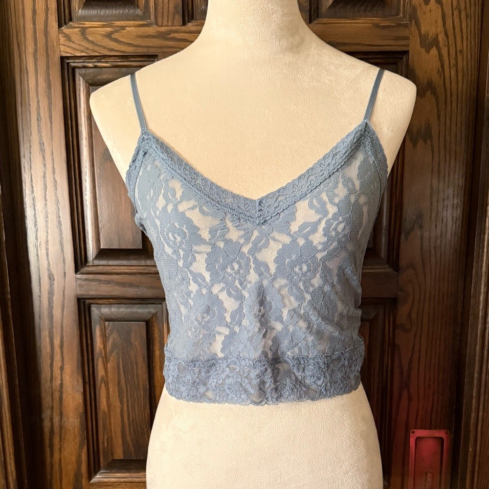 Anthropologie Lace Crop Top Brami Bralette