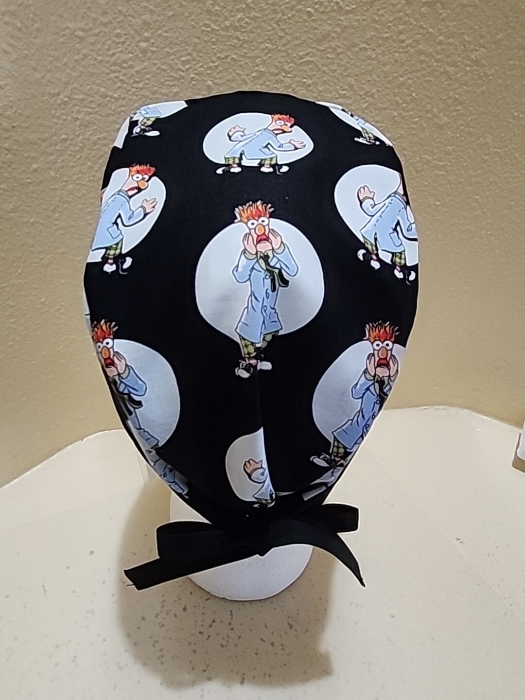 Beaker Muppet Men’s Skull/Chemo Surgical Scrub Hat/Cap Handmade