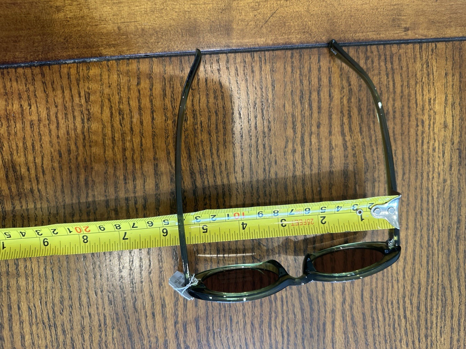 J.Crew Factory Oval Sunglasses CR402 GR6673 Olive Green Brown Lens NWT $49.50