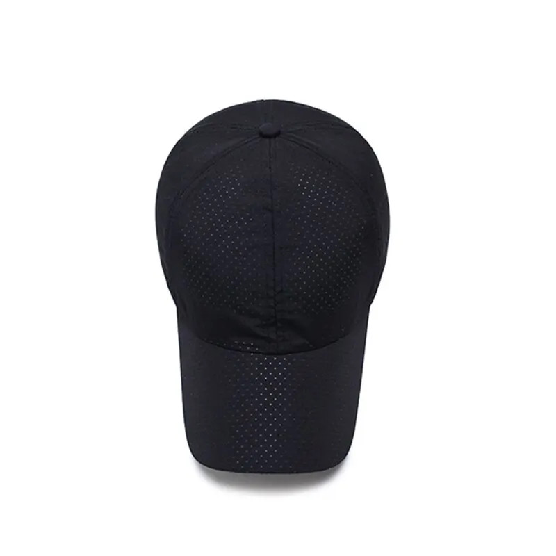 Unisex Breathable Mesh Baseball Cap Solid Color Sun Hat