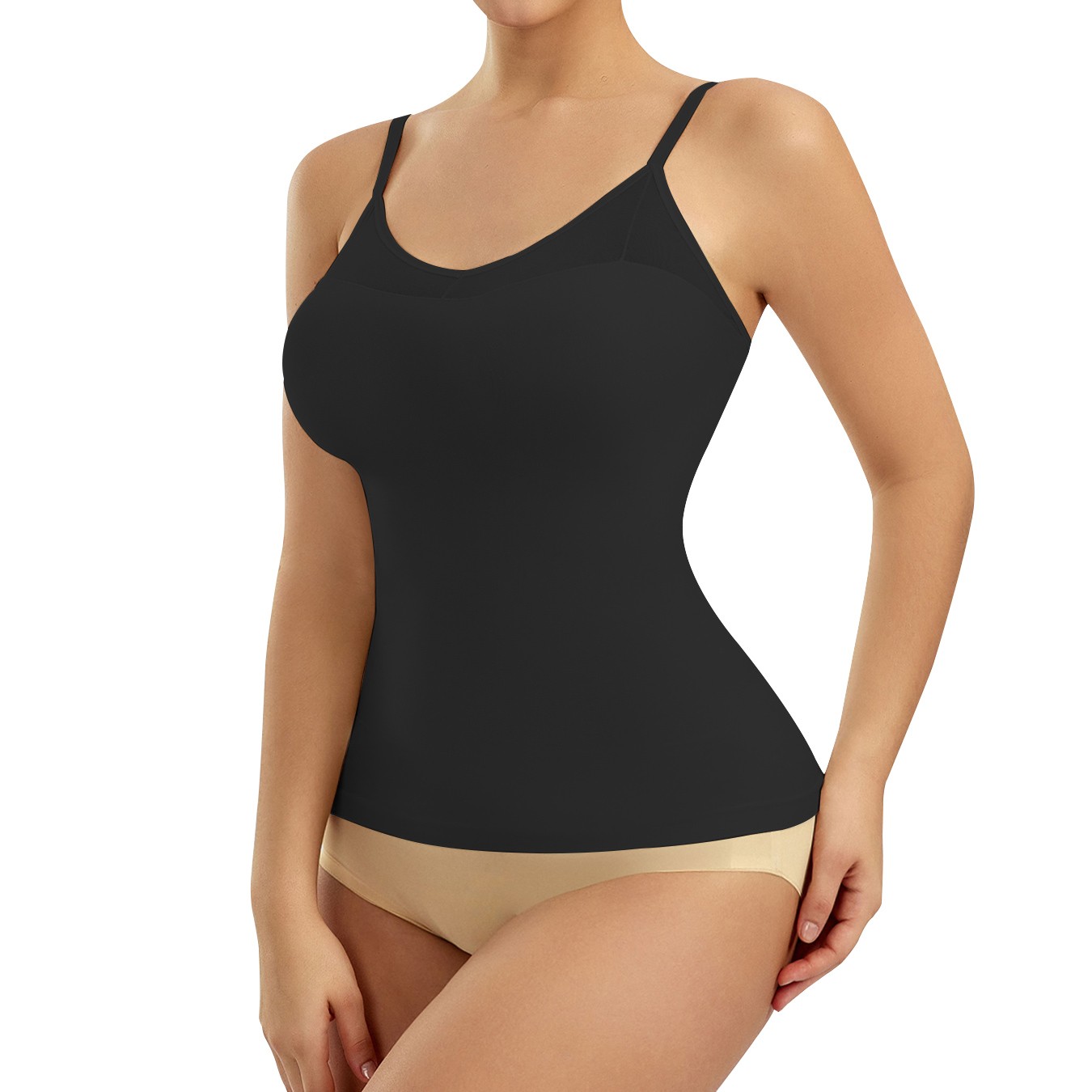 Women’s Shapewear Camisole Compression Vest Tummy Control Cami Tank Tops Shaper