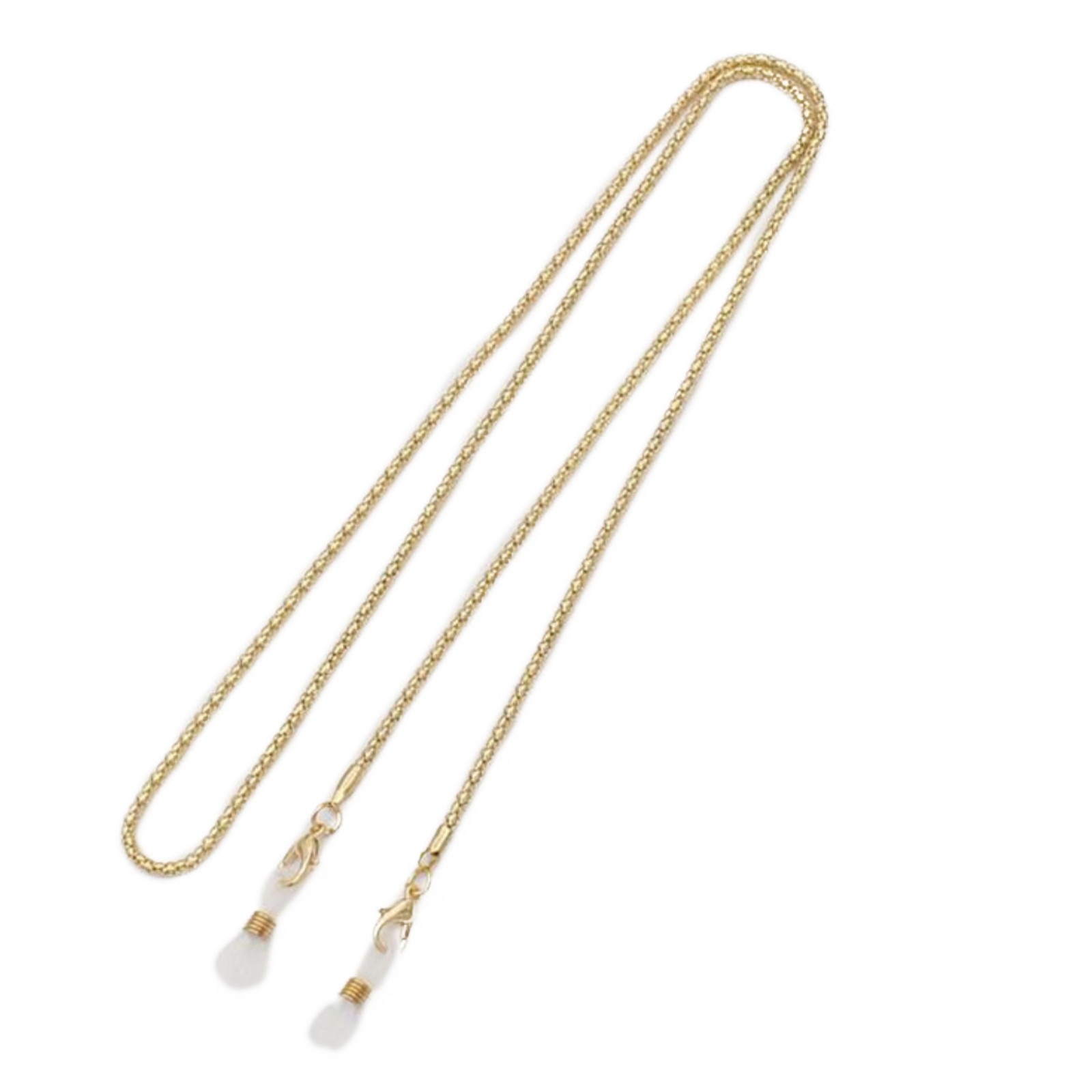 70cm/27inches Gold Non-slip Metal Glasses Chain Sunglasses Lanyard Mask Chain C