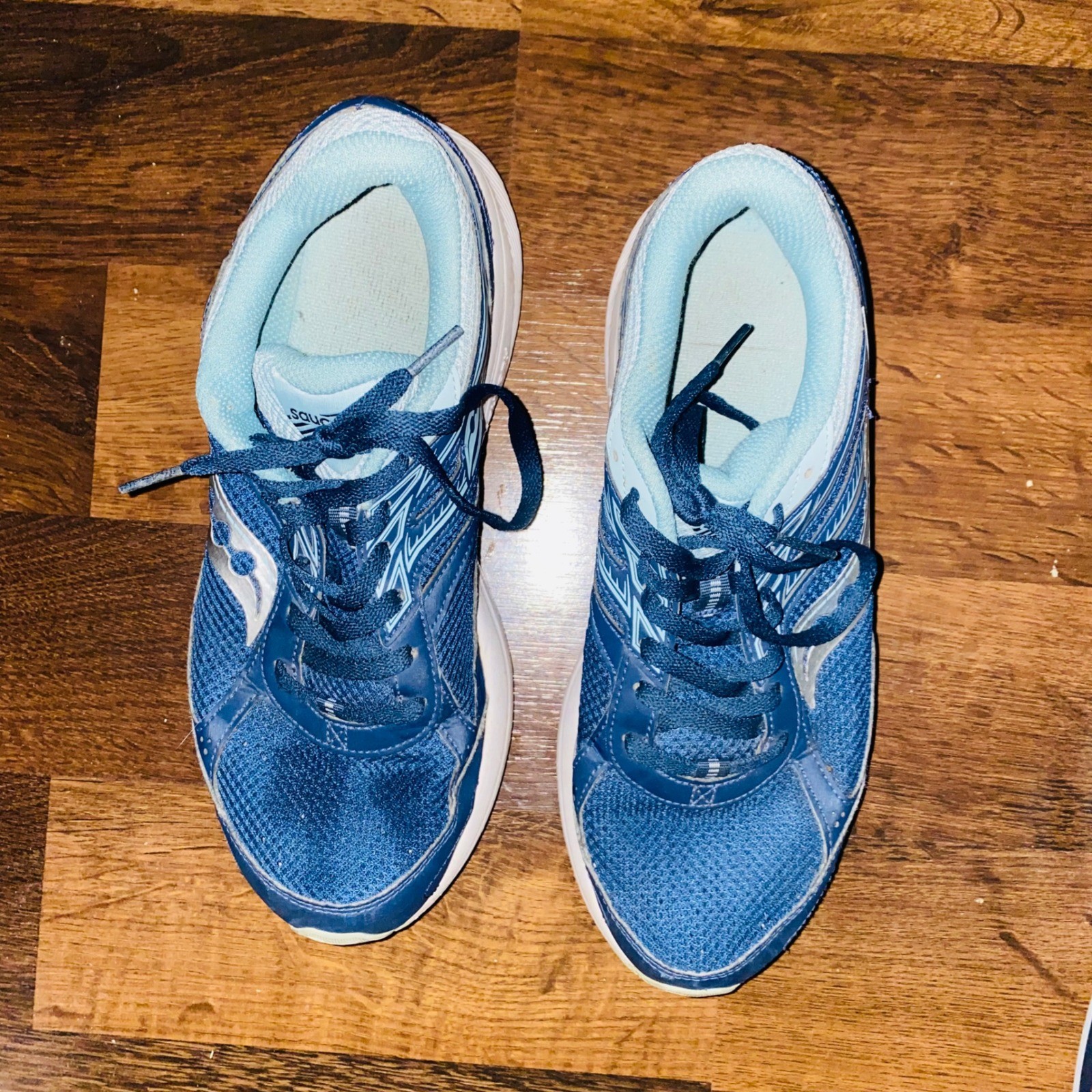 Saucony Cohesion 14 Womens Running Shoes Blue Size 9 US 7 UK 40.5 EUR Sneakers