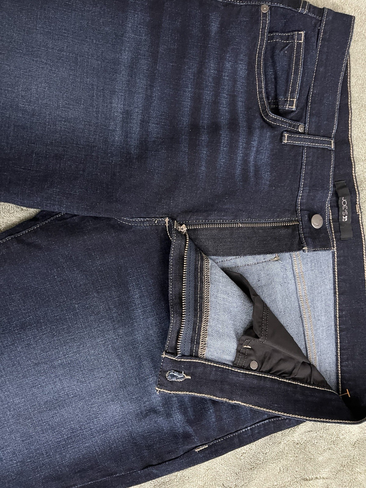 Joe’s Brixton Narrow Men’s Size 38 US High Rise Straight Leg Jeans Wash Blue