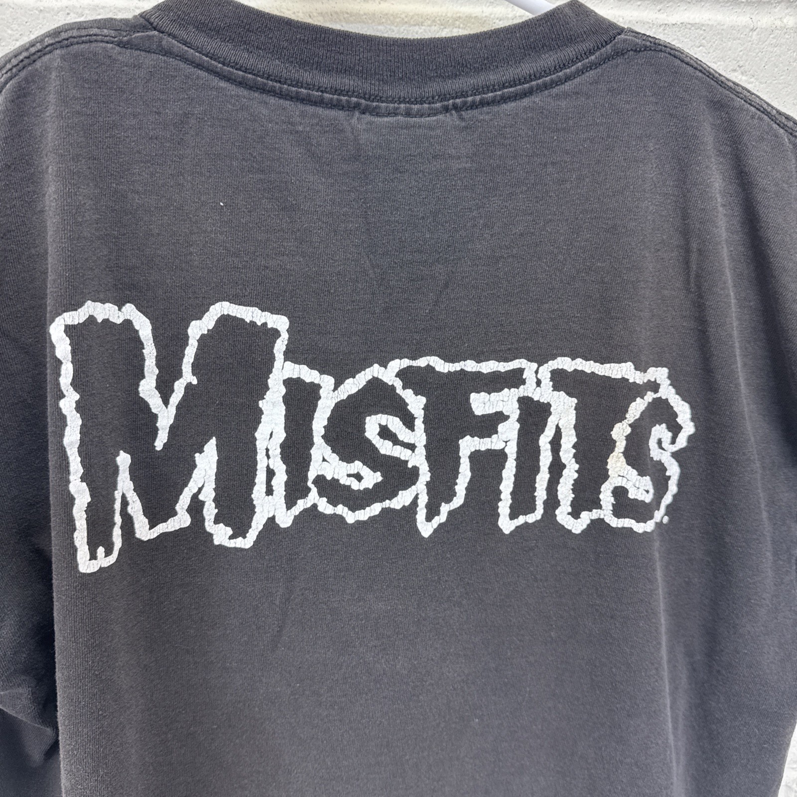 Vintage The Misfits 2001 Skull Horror Punk Rock Band Black M Graphic T-Shirt Tee