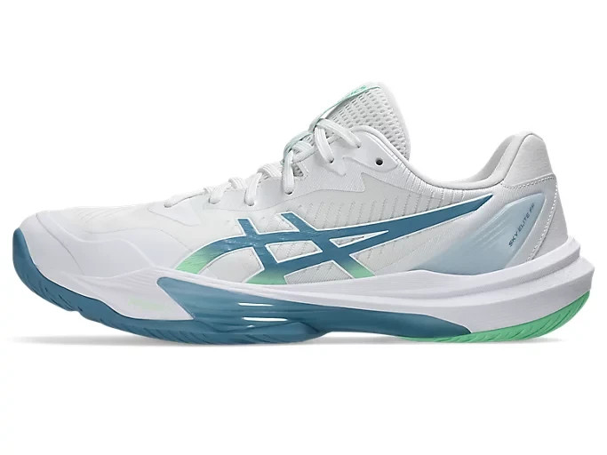 ASICS SKY ELITE FF 3 1051A080 106 White Saba Blue Volleyball Shoes