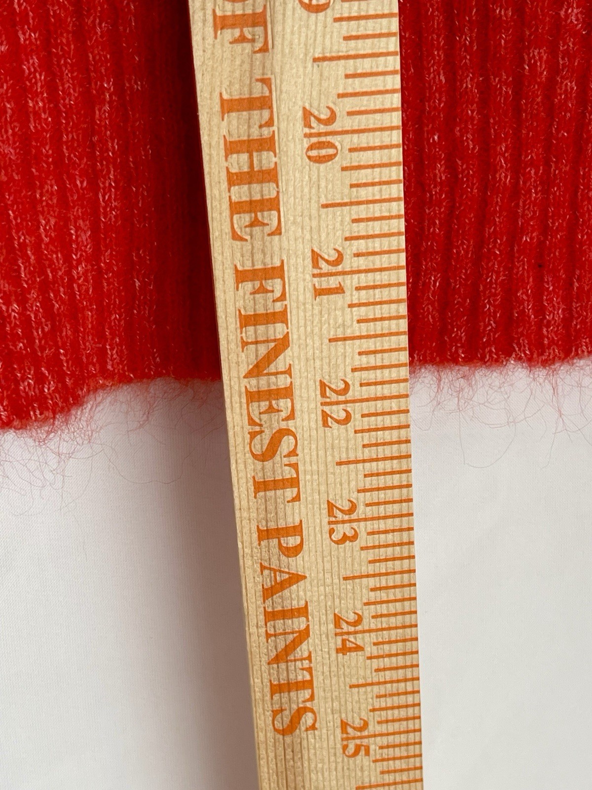 La Maille Sezane Paris Rue SaintFiacre Watermelon Red Mohair Wool Sweater S READ