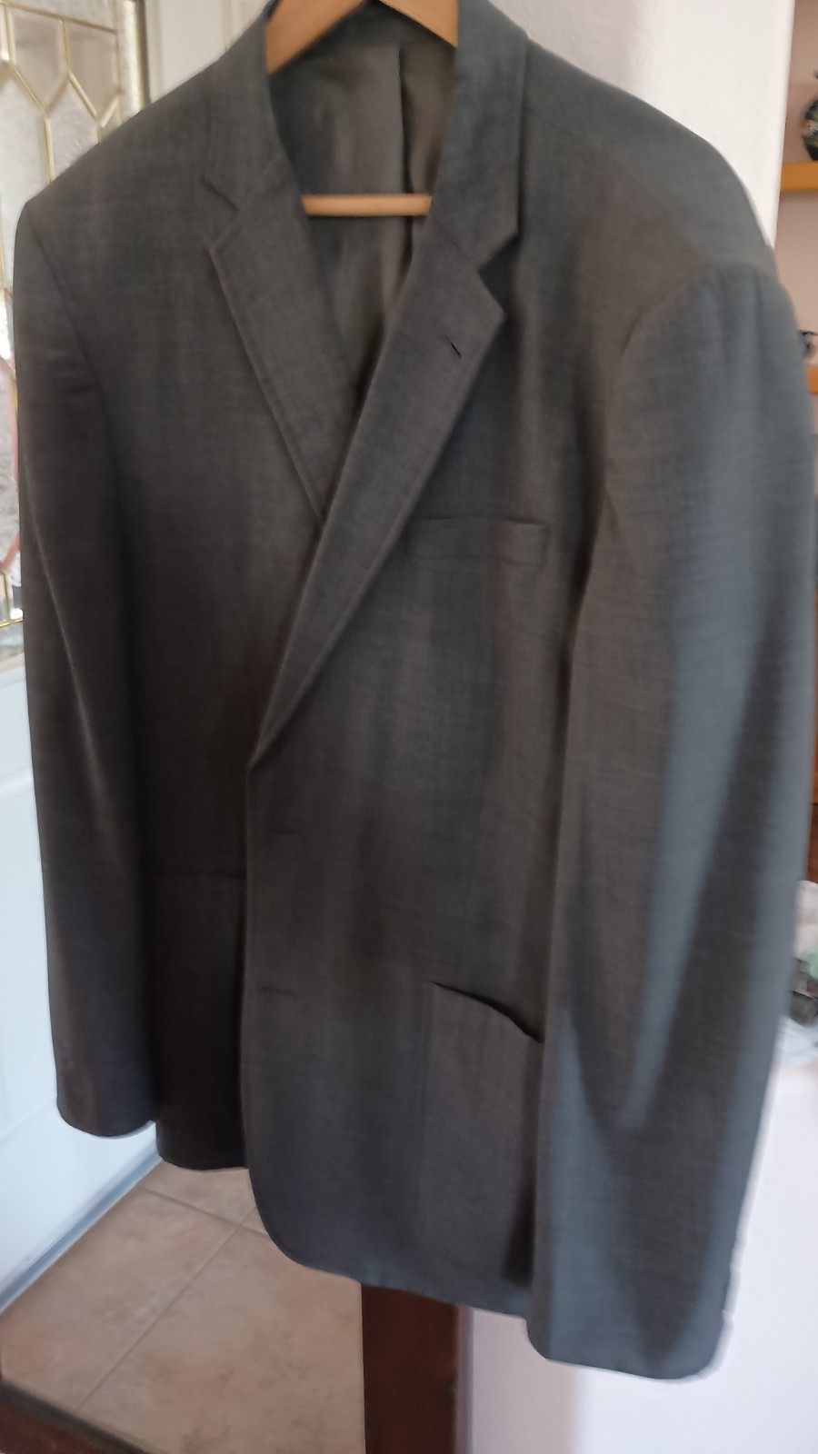 Murano men’s blazer sport coat 46R grey