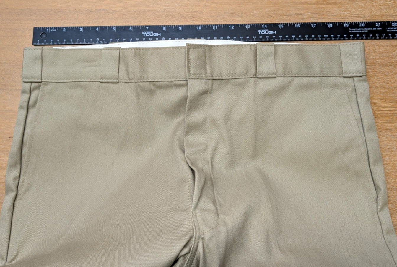 2 Pairs Dickies 874 Khaki Pants Classic Original Fit- Work, School Uniform 38×32