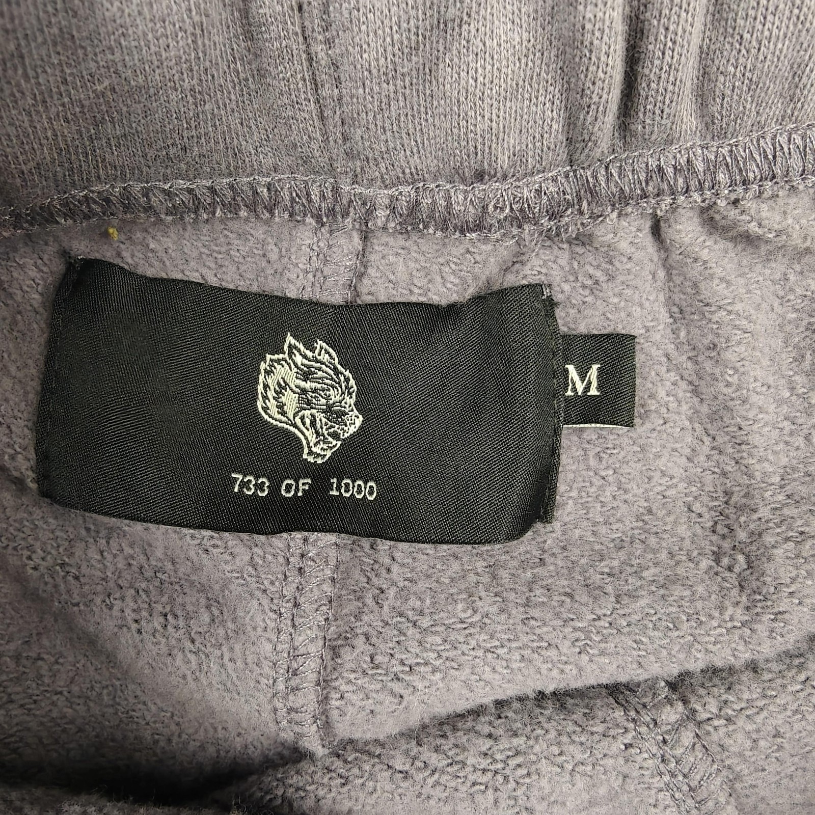 Darc Sport Sweat Shorts Mens Medium Gray Fleece Tie Dye Wolves Nirvana Serpent