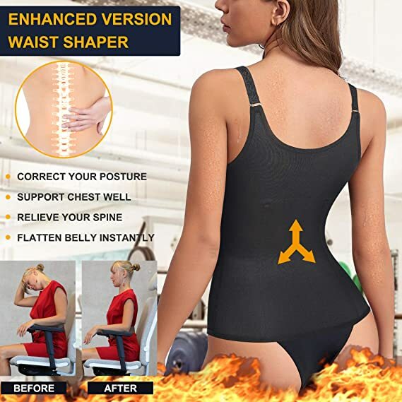 FAJAS REDUCTORAS COLOMBIAN WAIST TRAINER BODY SHAPER SLIMMING VEST CORSET GIRDLE