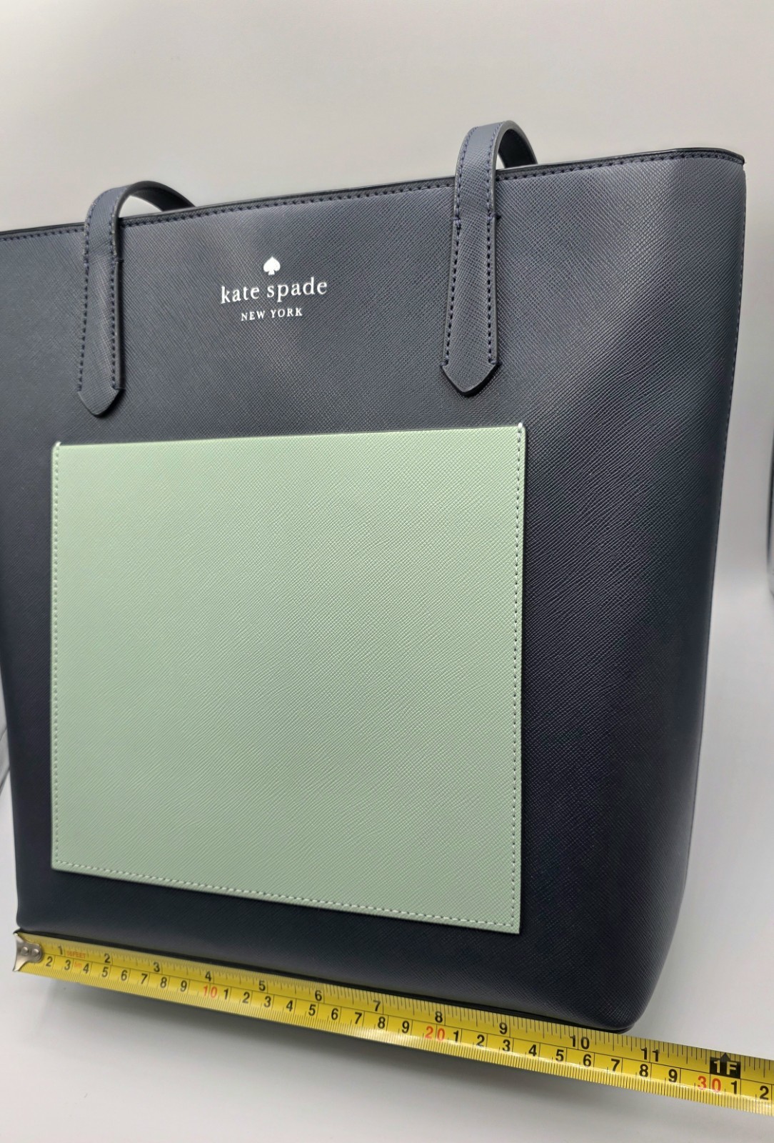 Kate Spade New York Navy Large Tote Bag Colorblock Saff K8213 Retail $359 NWOT