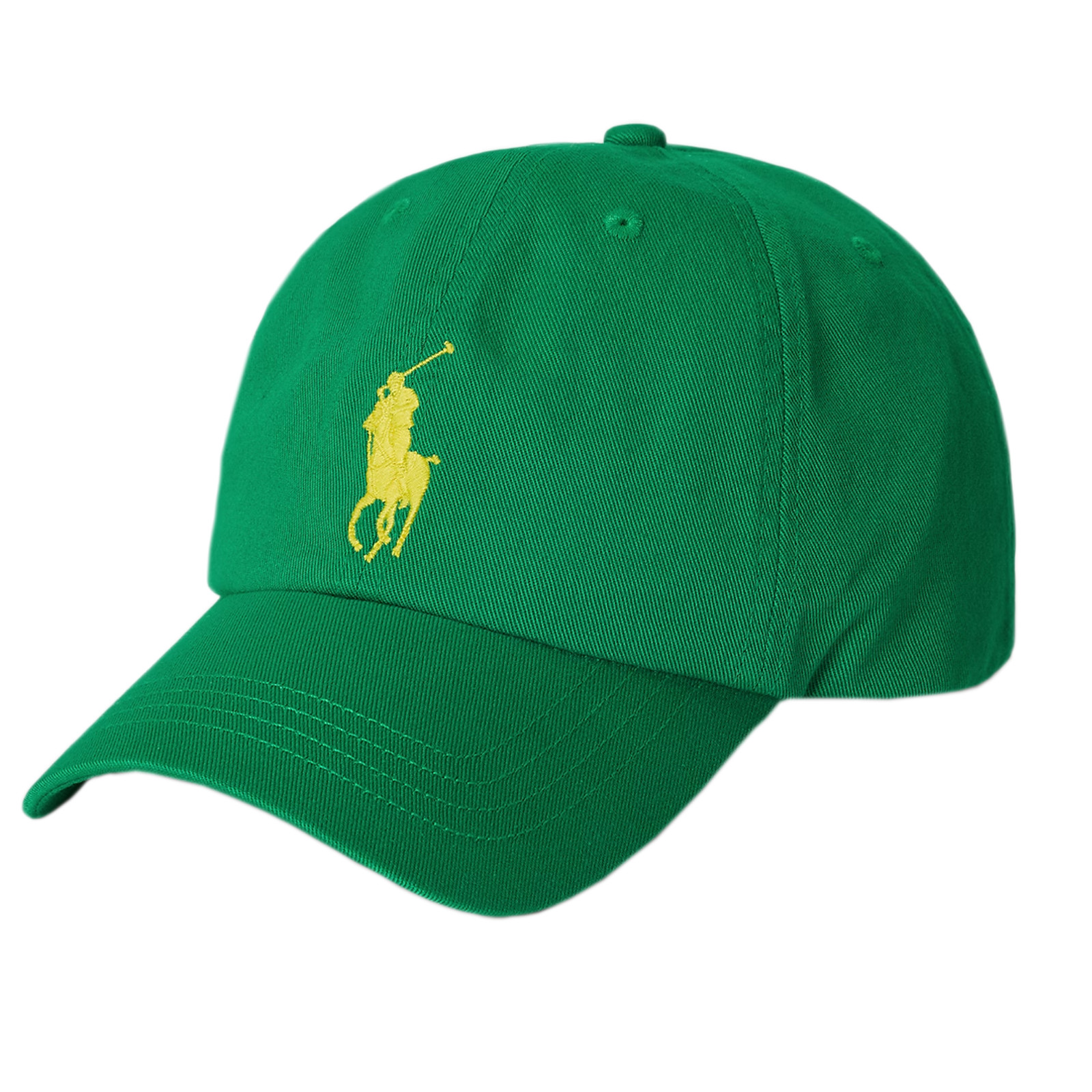 Polo Ralph Lauren Boys’ 8-20 Big Pony Cotton Twill Ball Cruise Green Cap