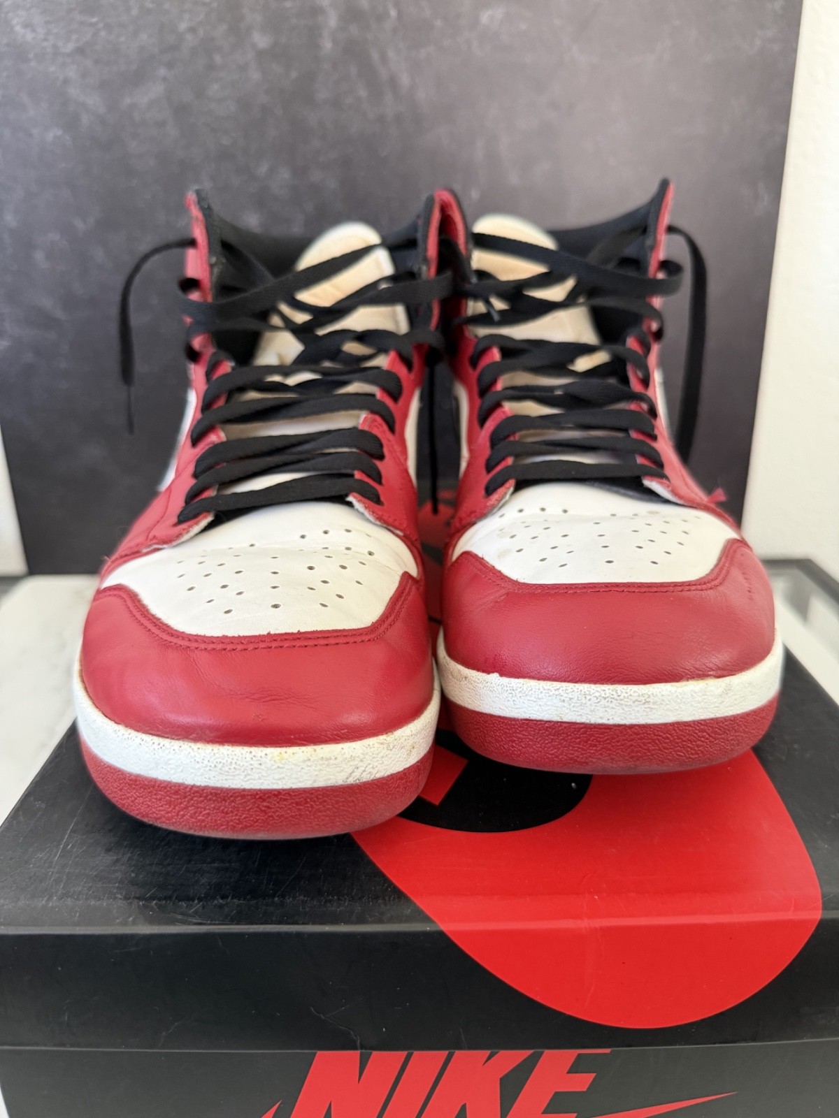 Air Jordan 1 – Black White and Red – Size 11 – Pre-owned – Original Box