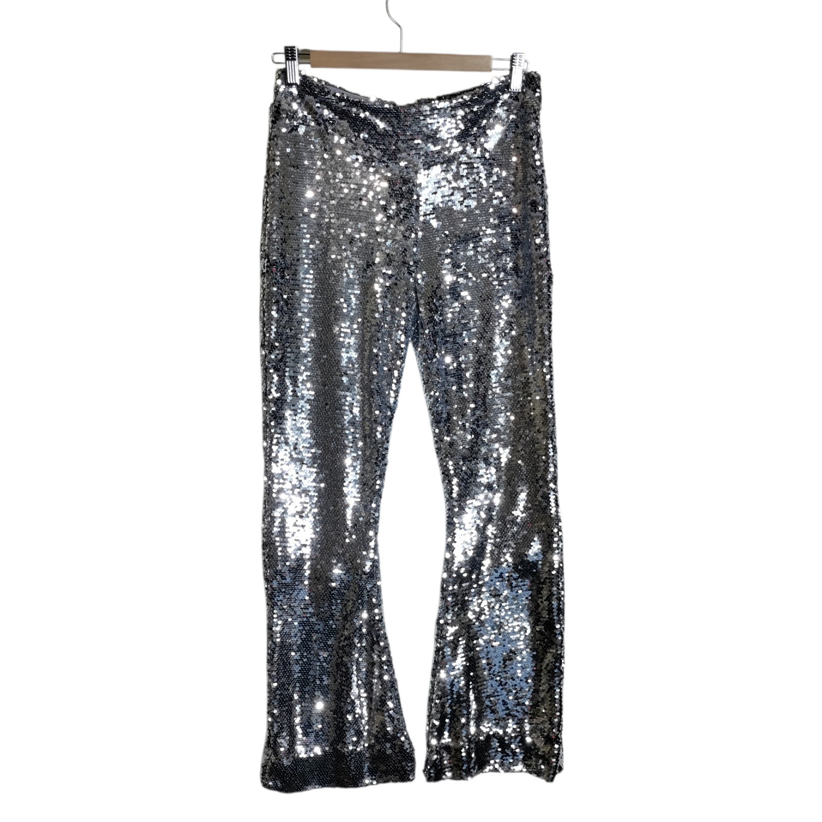 Club Exx Mirror Ball Dancer Flare Pants Womans Size Medium