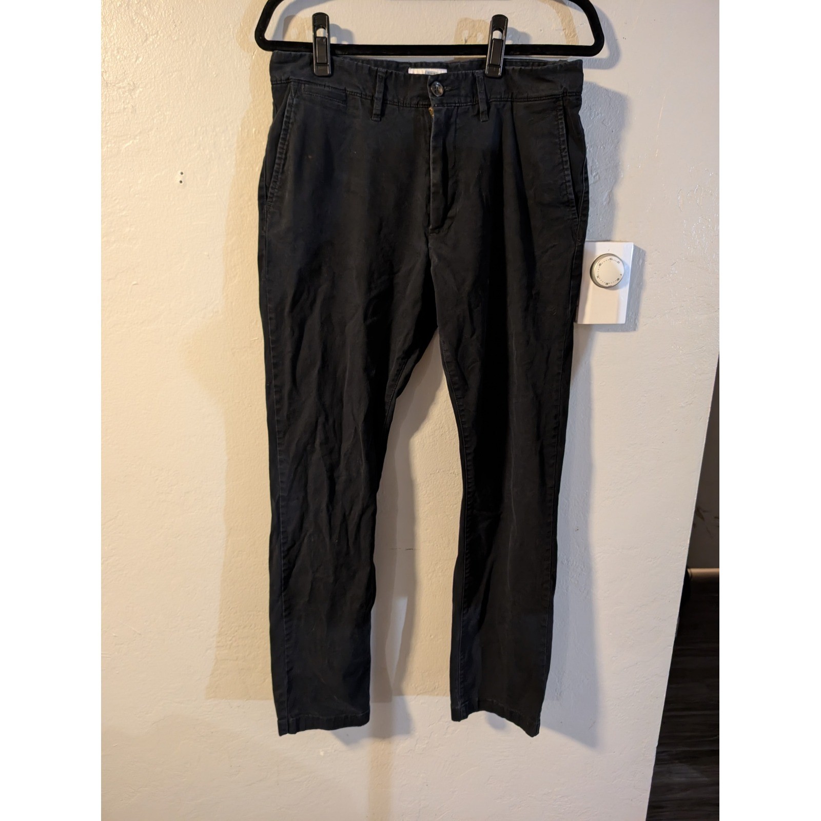 Mens Black Chino Pants size 32×32