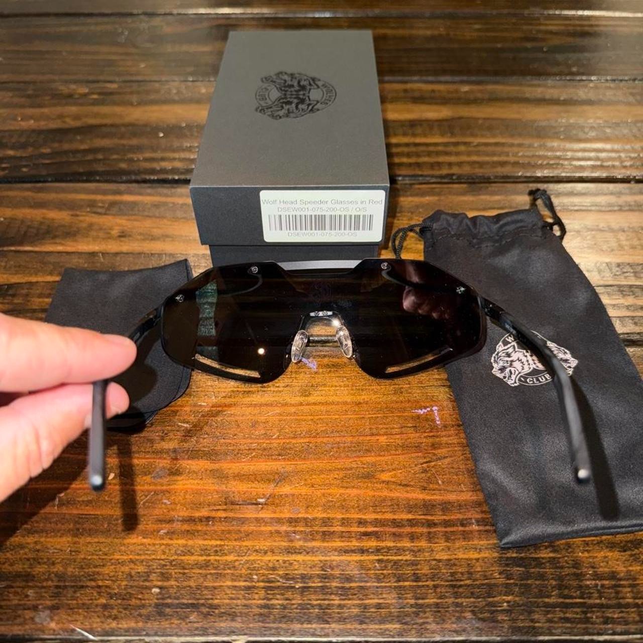 Darc Sport Wolf Head Speeder Glasses. Brand new with original box