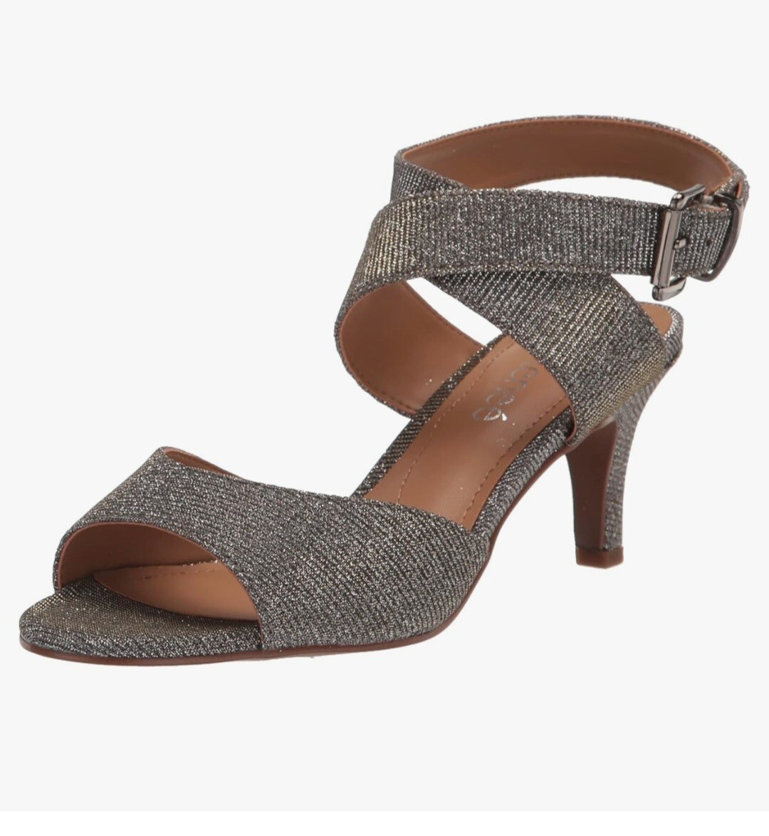 Renee Soncino PEWTER DANCE GLITTER Sandal