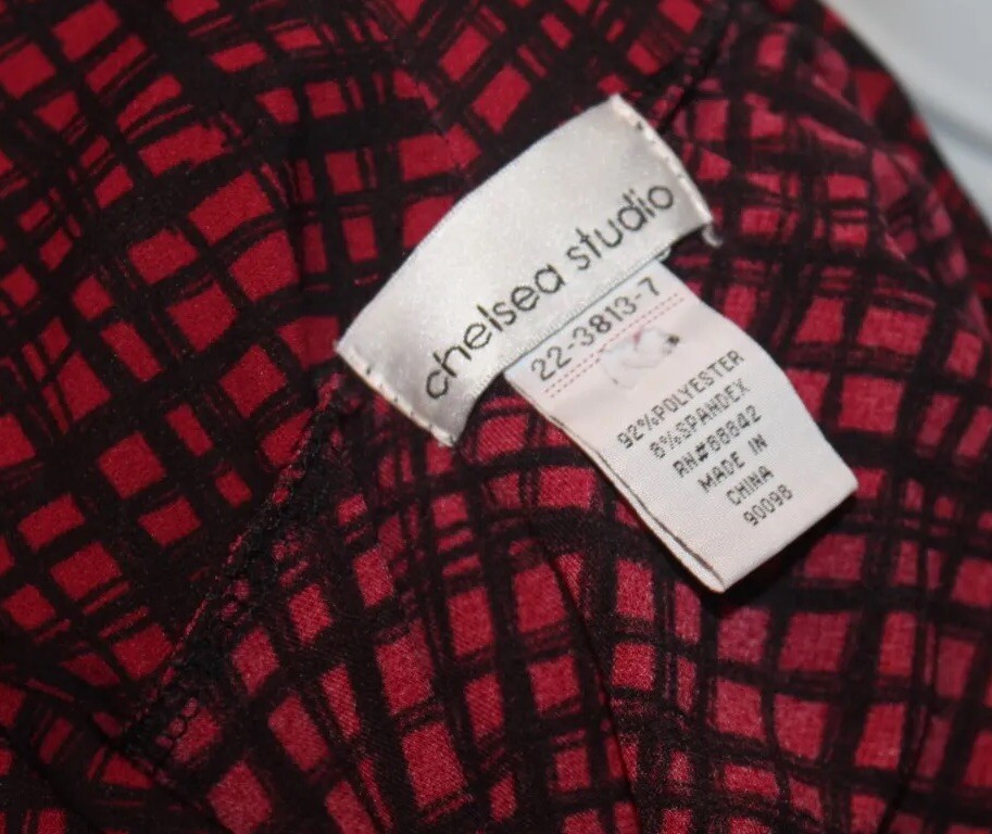 Chelsea Studio Sz 4X 5X Rich Twinset Grid Flowing Travel Artsy Jacket Tank Set