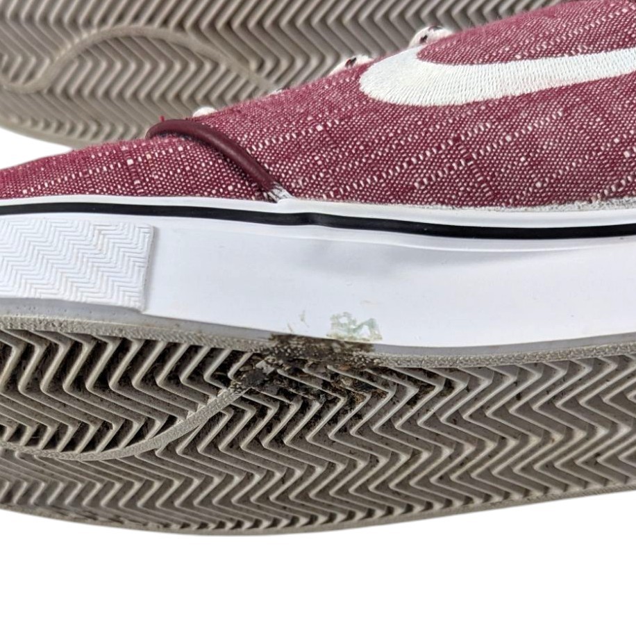 Nike SB Zoom Stefan Janoski Maroon/White 615957-616 Mens SIZE 11.5 Shoe Sneaker