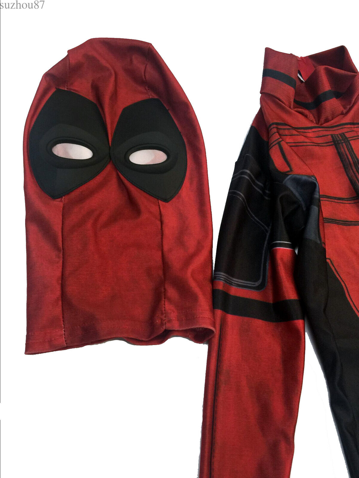 Deadpool Cosplay Costume Adult Kid Jumpsuit Halloween Marvel Zentai Bodysuits