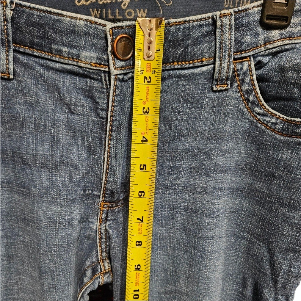 Wrangler Willow Ultimate Riding Jeans Womens Straight Leg 32×36 Actual 32×35