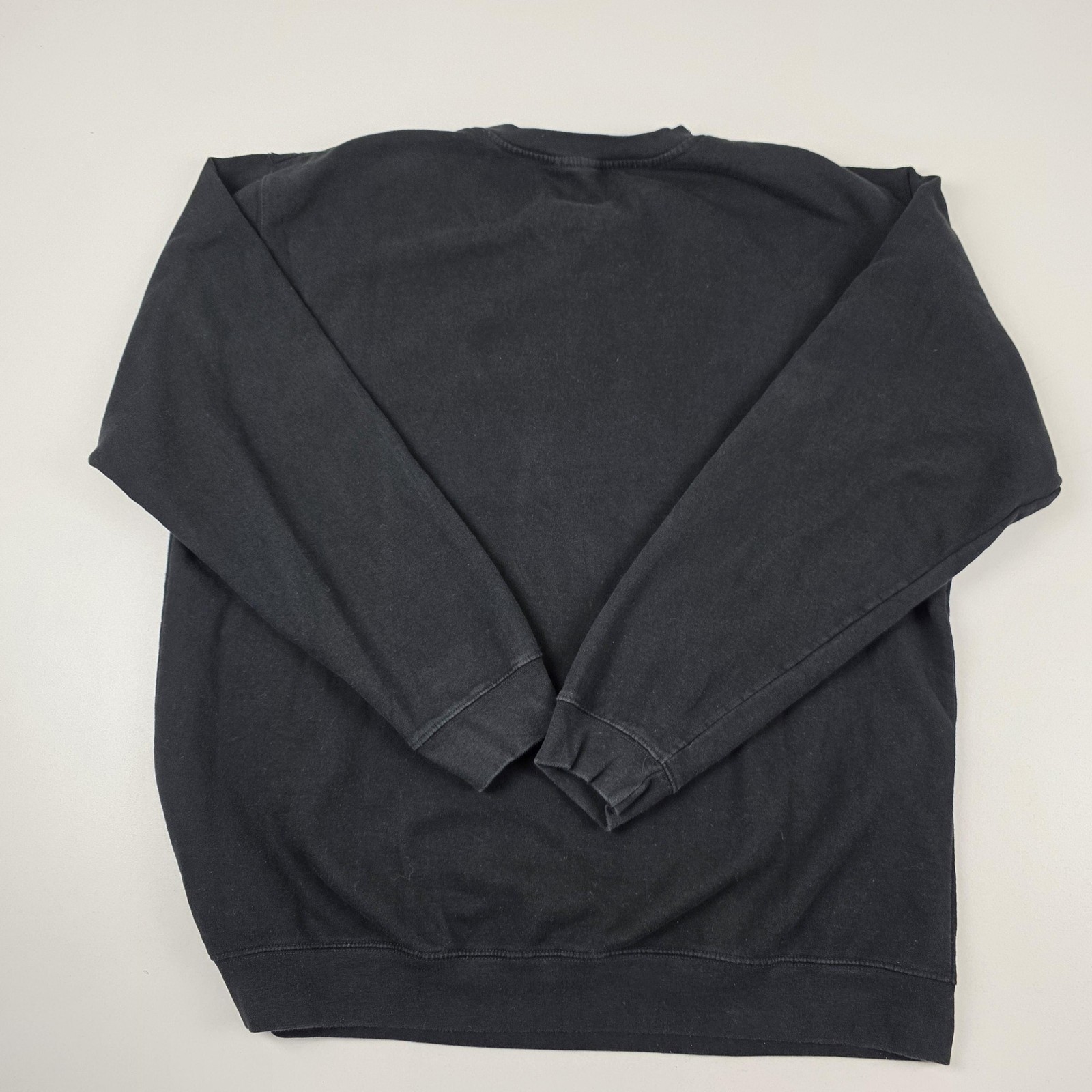 Blackcraft Sweatshirt Mens L/XL Black Cat Pentagram Graphic Pullover Goth