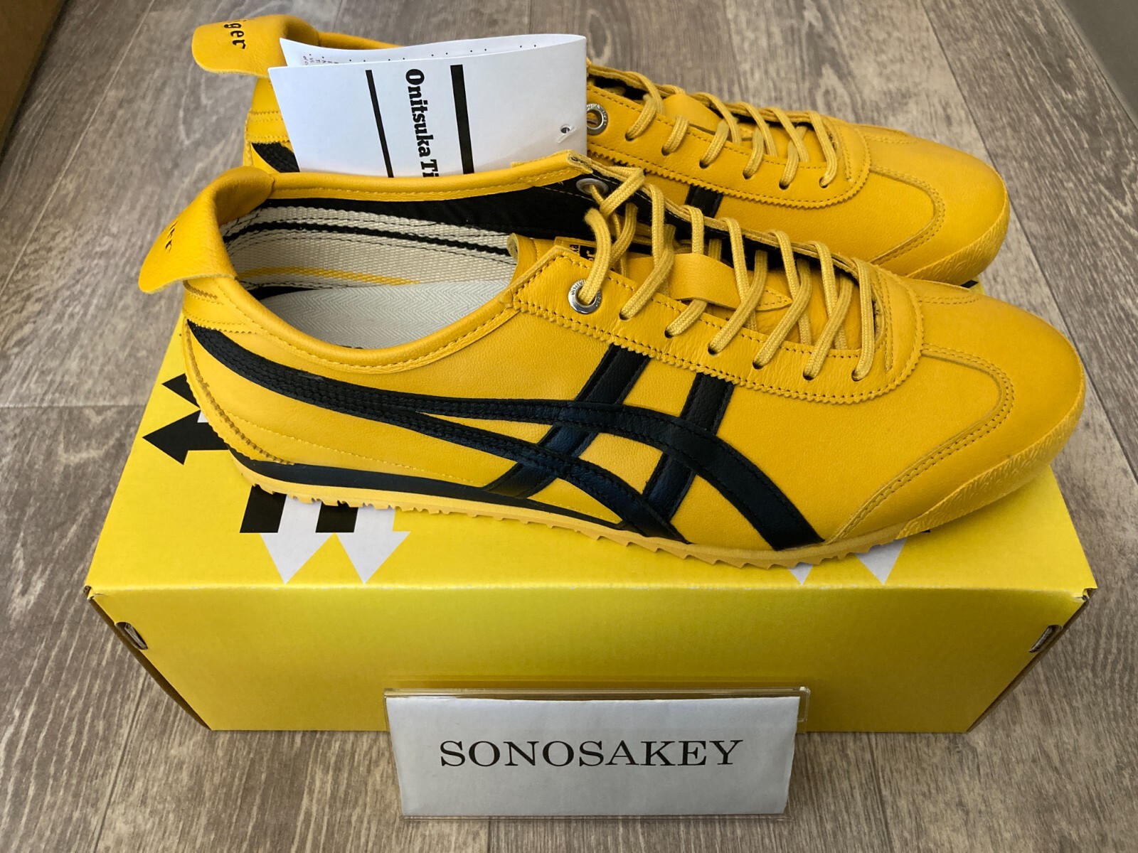 Onitsuka Tiger MEXICO 66 SD 1183A872 752 YELLOW/BLACK New in Box