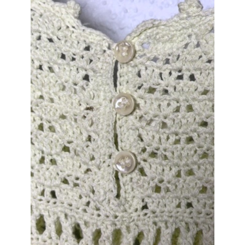 Victoria’s Secret Crochet Top Womens S Yellow Y2K Beach Boho Cottagecore