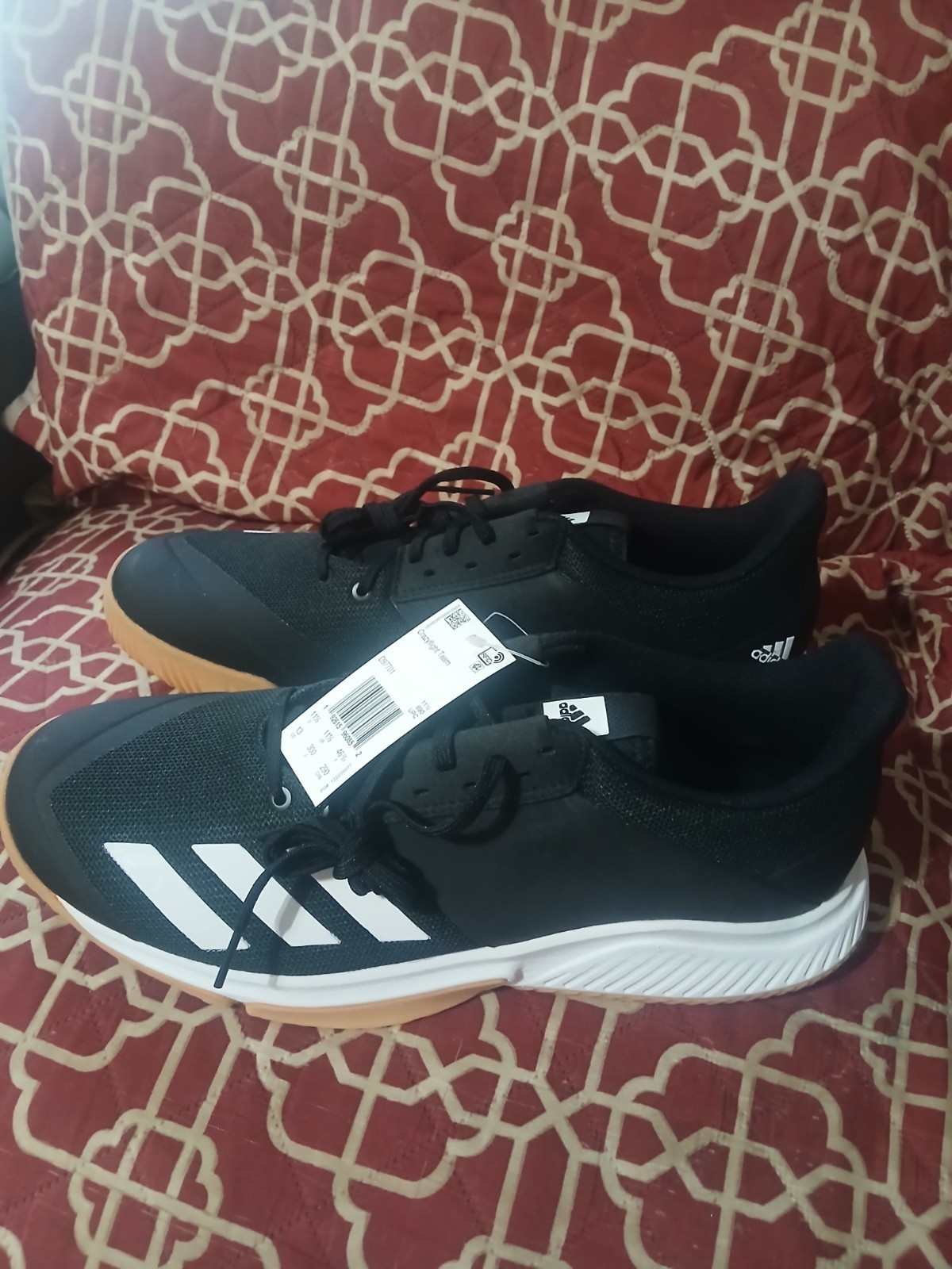 adidas CrazyflightShoes Black/White/Black, Size 13