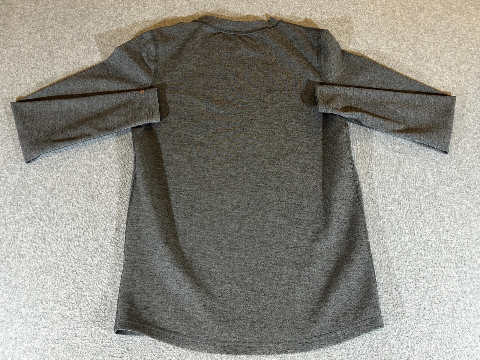 Omni Wool Shirt Mens Medium Gray Long Sleeve Crew Thermal Base Layer Performance