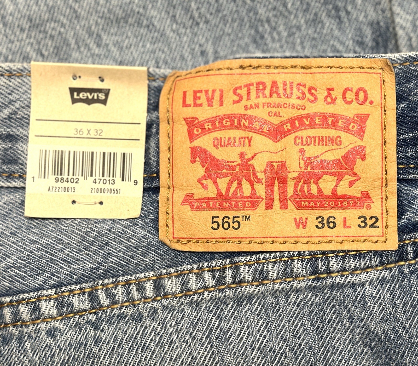 Levi’s Men’s 565 ’97 Loose straight Jeans