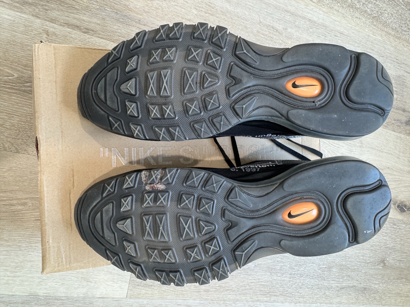 Off-White Nike Air Max 97 Black AJ4585-001 Men’s Size 10 pre-owned
