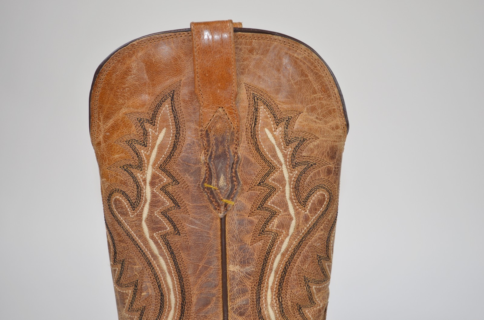 Lucchese Cassidy M4999 Women Western Boots Mad Dog Leather Snip Toe 8.5 B