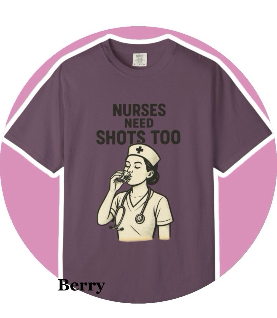 Nurse Need Shots Graphic T-shirt. Unisex. Multiple Colors And Sizes. Ships Free!