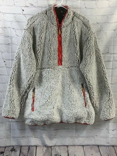 Simply Southern Women Reversible Sharpa Black White Polka-Dot 1/3 Zip Pockets XL