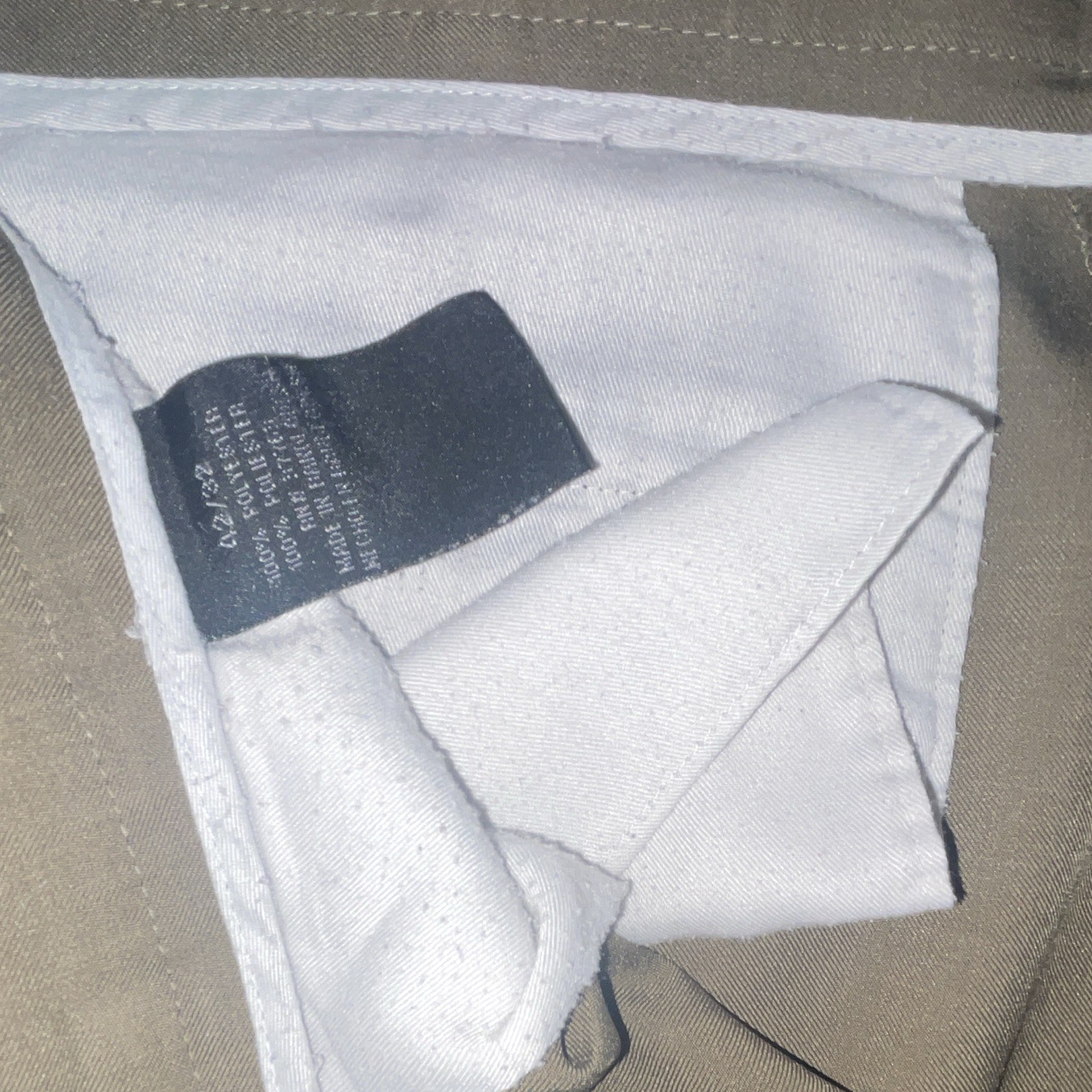 Perry Ellis Portfolio Men’s Beige Pleated Dress Pants Classic Fit Twill 36W