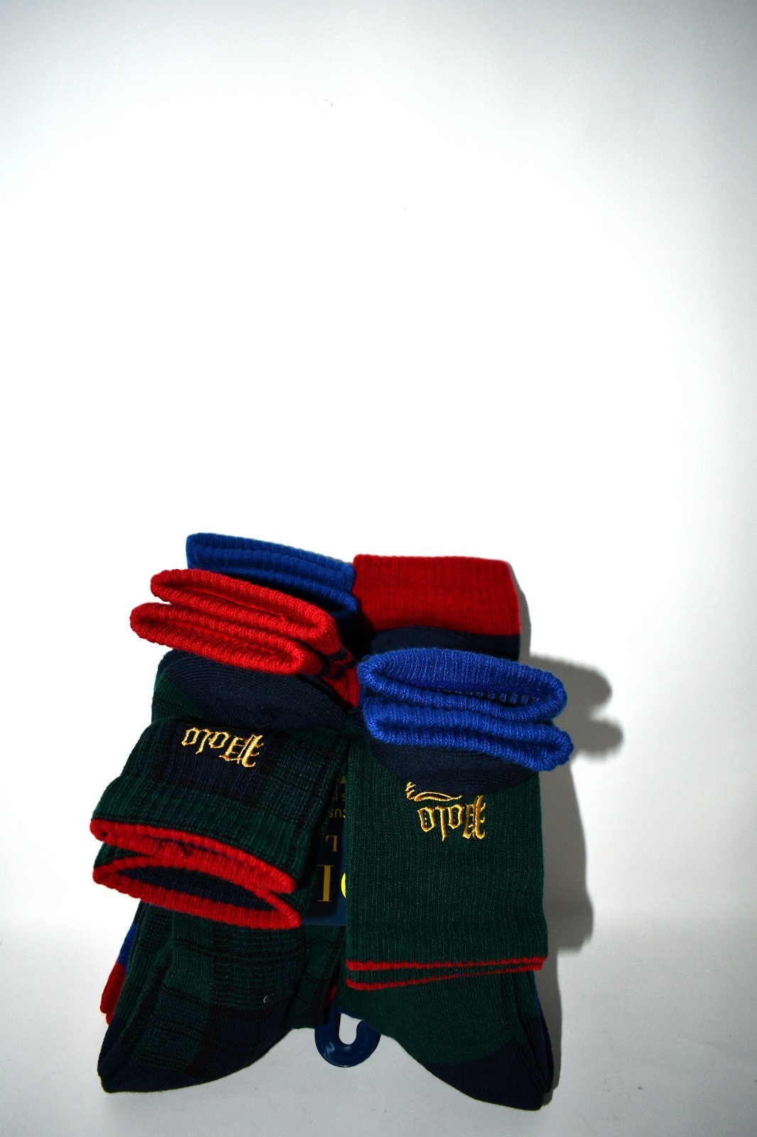 Polo Ralph Lauren Embroidered Pony/Varsity Winged Dress Socks 6-Pack #821593PK3