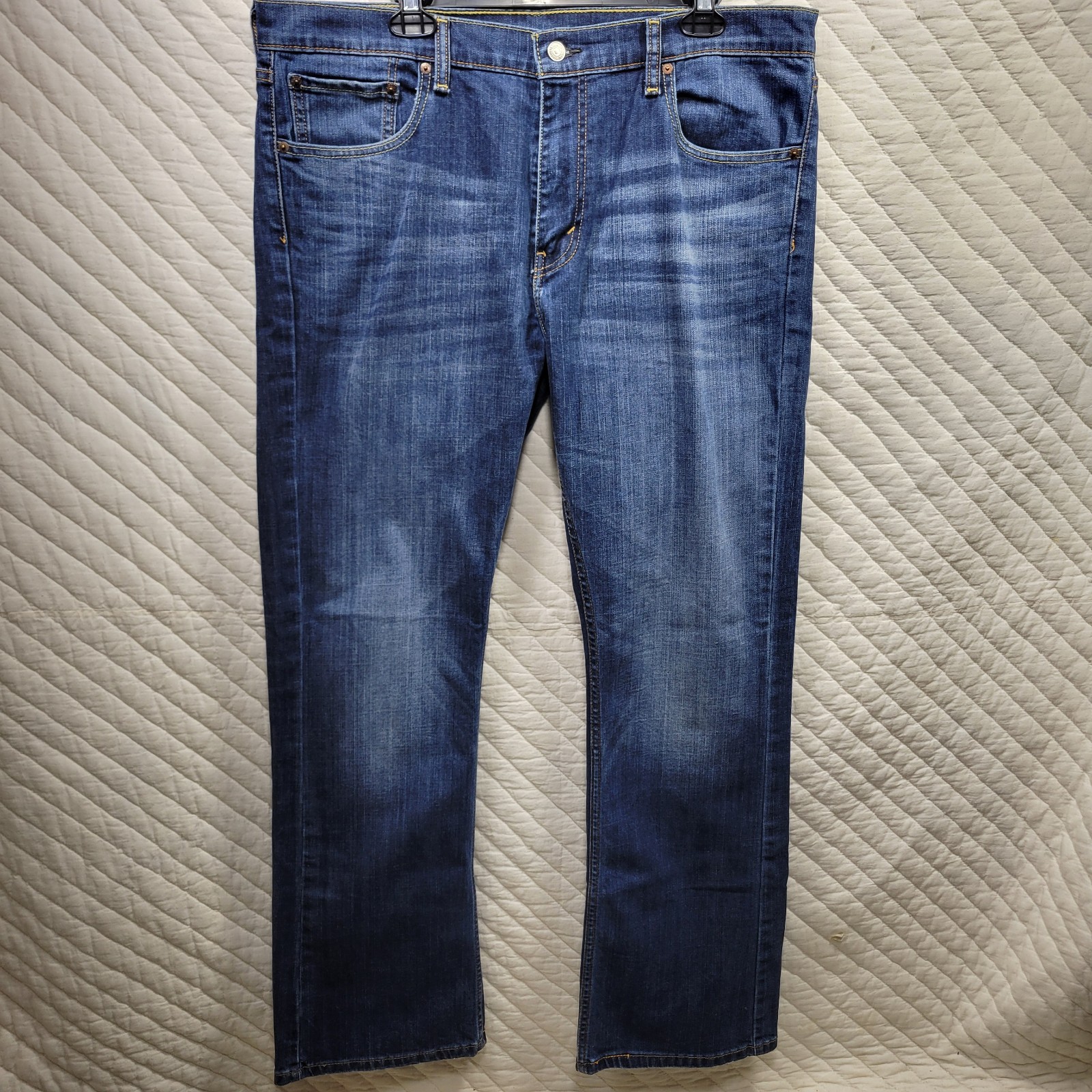 Levis 527 Jeans Mens 38×32 Blue Bootcut Denim Classic Hipster Great Condition