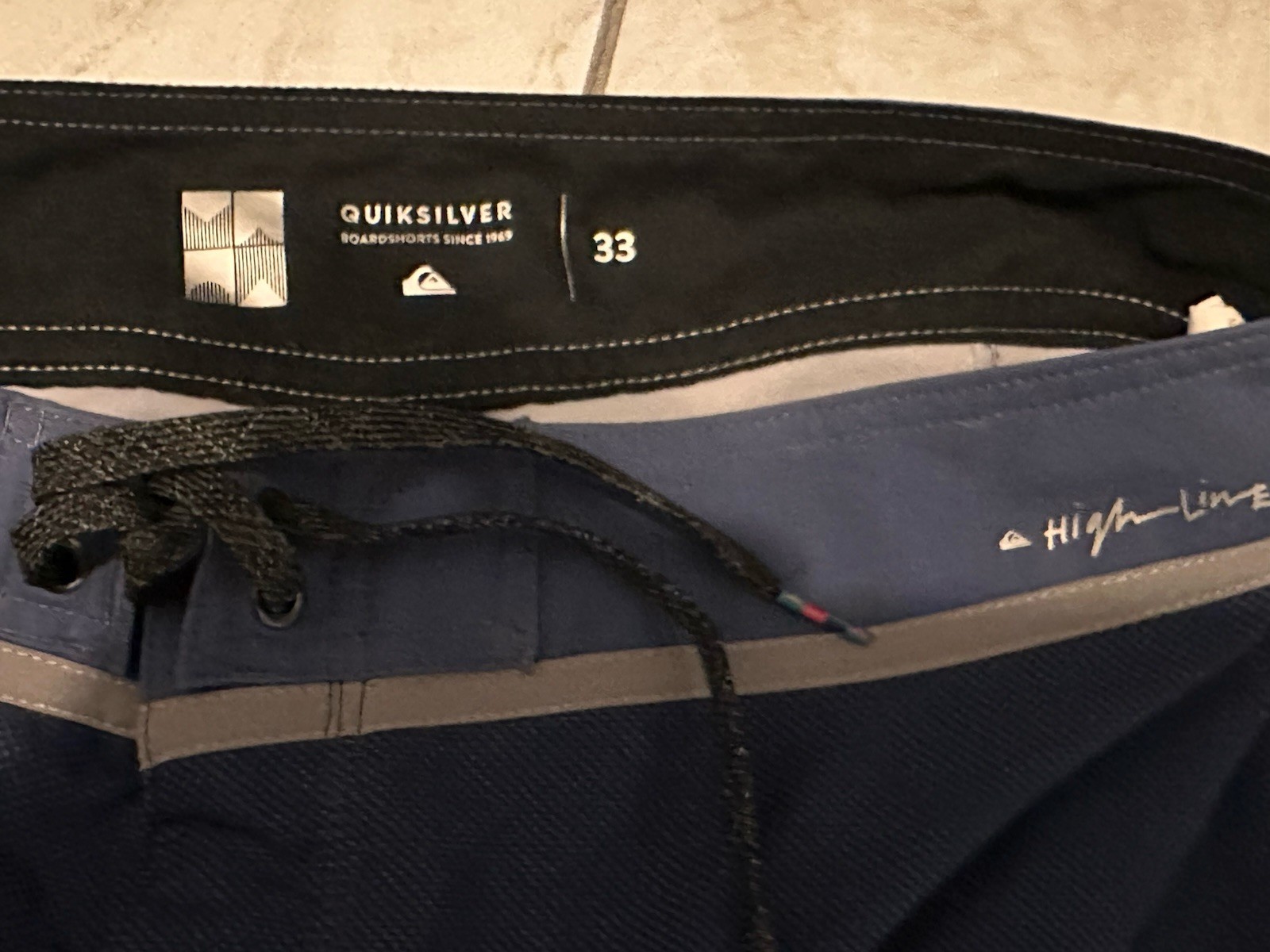 Quiksilver Highline Slab Boardshorts Men’s Waist 33 (fits like 34)