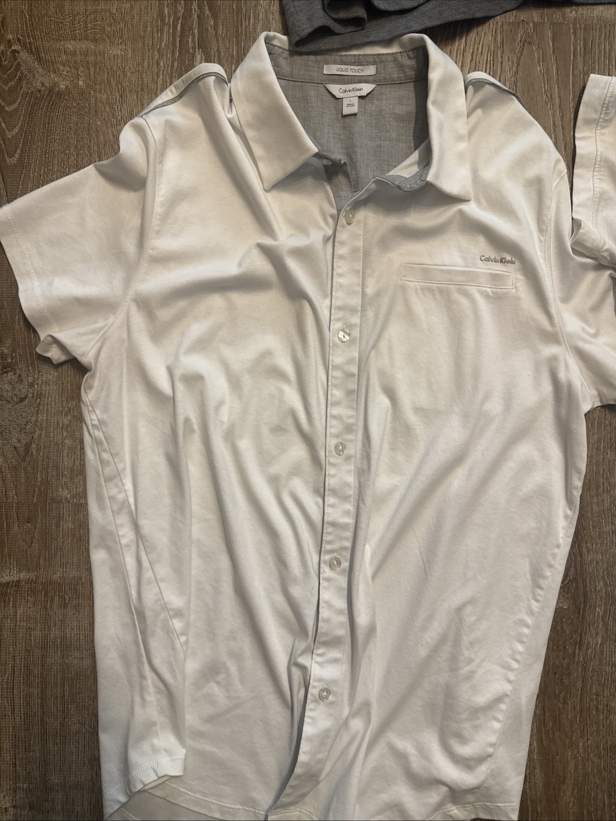 3-Calvin Klein Men’s Liquid Touch & Murano Button Down Shirts Slim Fit-3 SHIRTS