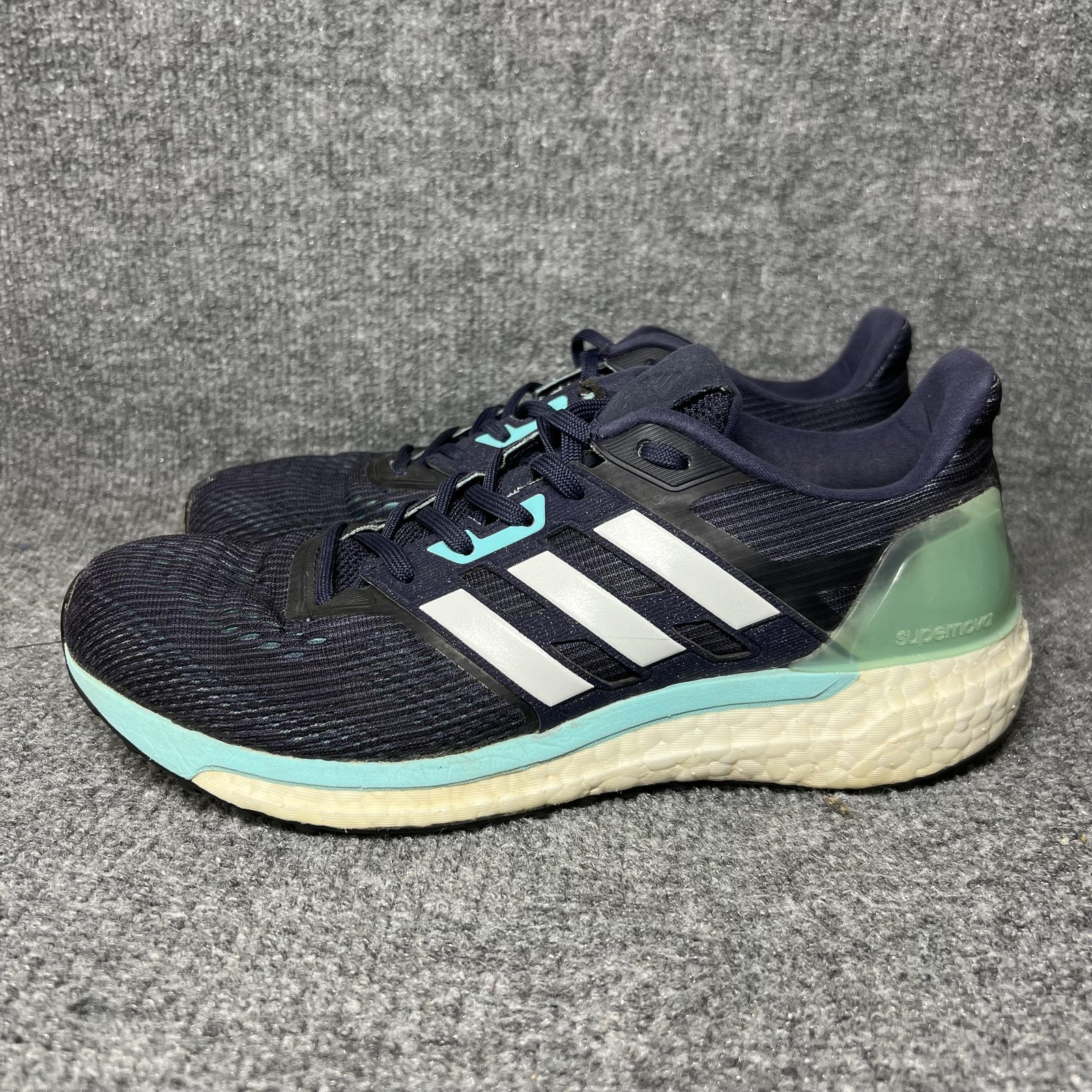 Adidas Supernova Shoes Womens Size 10 Navy Boost Running Continental BB3485