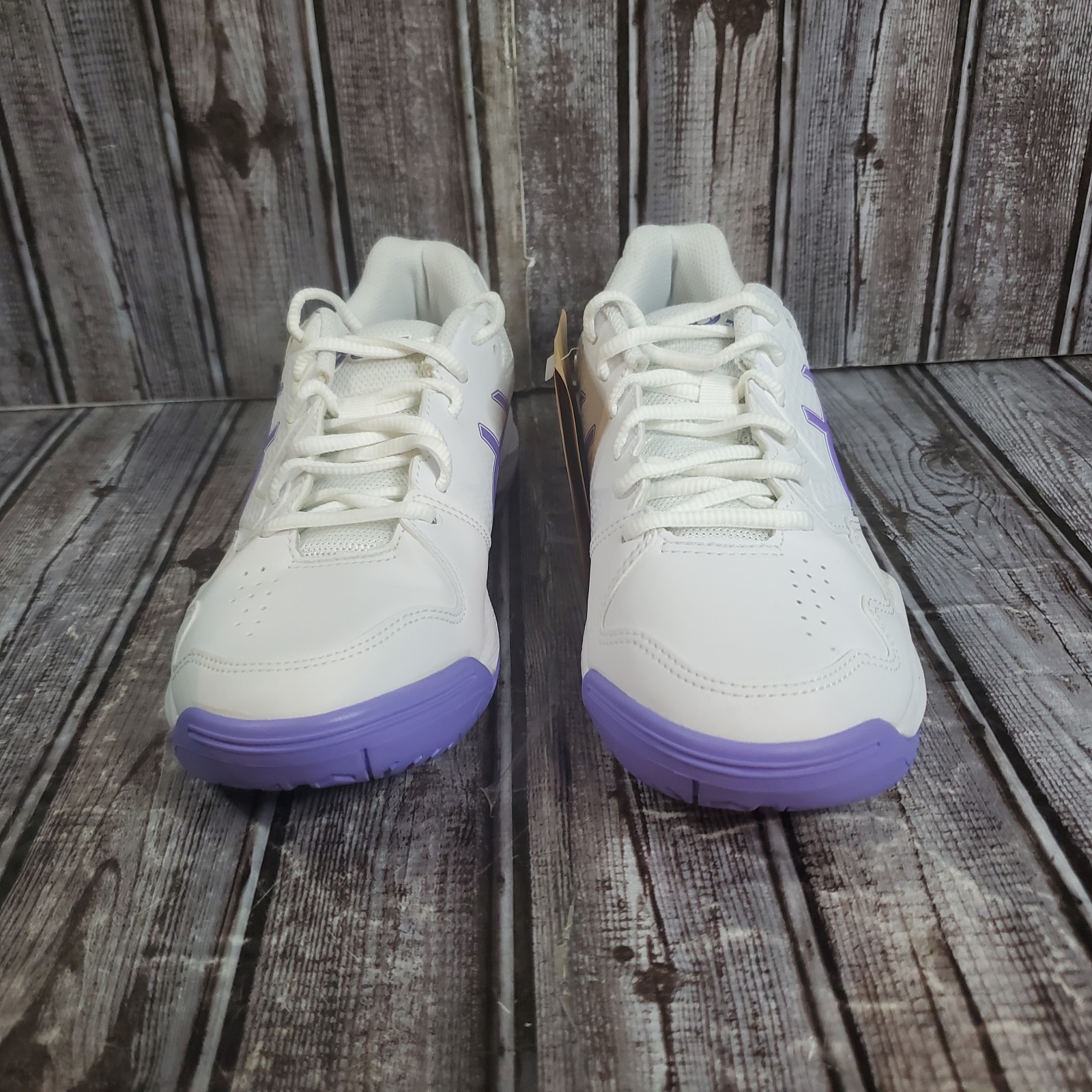 Asics Women’s Gel Dedicate 7 Tennis Pickleball Sneakers White Amethyst Size 7