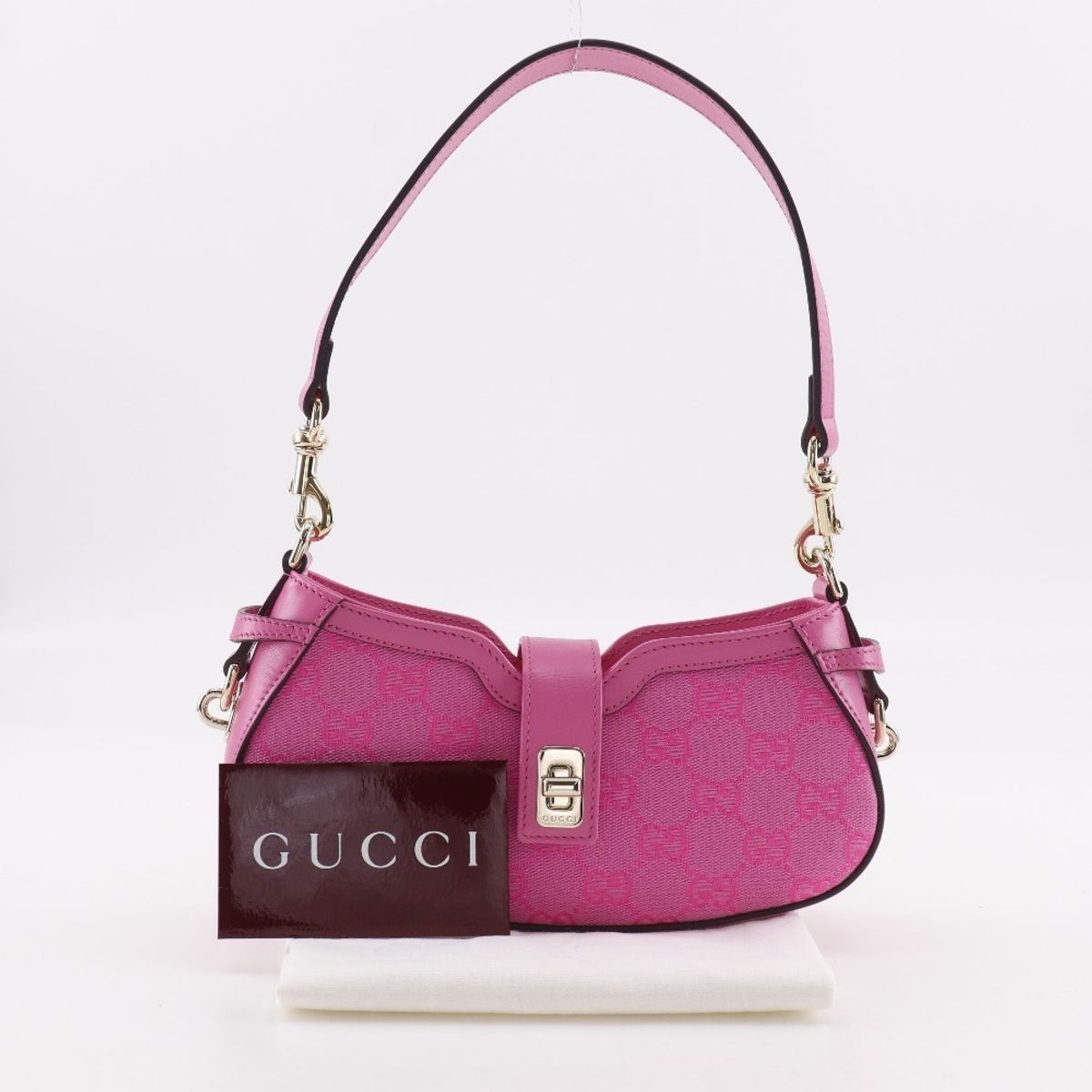 Gucci Moon Side Mini Shoulder GG Canvas Bag Pochette Color Unspecified One Used