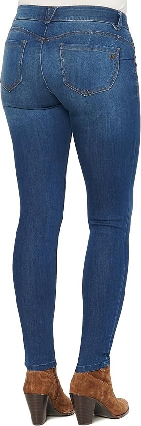 Democracy Women’s Absolution Jegging Jeans Blue Distressed Denim CHOOSE SIZE